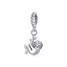 Load image into Gallery viewer, S925 Sterling Silver Cute Little Sloth Pendant DIY Bracelet Necklace Accessories, Little Sloth