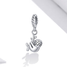 Load image into Gallery viewer, S925 Sterling Silver Cute Little Sloth Pendant DIY Bracelet Necklace Accessories, Little Sloth