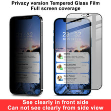 Load image into Gallery viewer, IMAK HD Anti-spy Tempered Glass Protective Film, For iPhone 12 mini, For iPhone 12 / 12 Pro, For iPhone 12 Pro Max