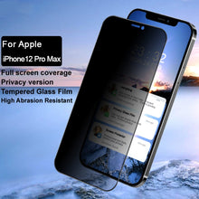 Load image into Gallery viewer, IMAK HD Anti-spy Tempered Glass Protective Film, For iPhone 12 Pro Max
