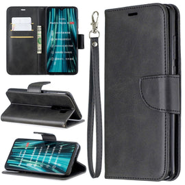 Retro Lambskin Texture Pure Color Horizontal Flip PU Leather Case with Holder & Card Slots & Wallet & Lanyard, For Xiaomi Redmi Note 8Pro