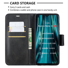 Load image into Gallery viewer, Retro Lambskin Texture Pure Color Horizontal Flip PU Leather Case with Holder &amp; Card Slots &amp; Wallet &amp; Lanyard, For Xiaomi Redmi Note 8Pro