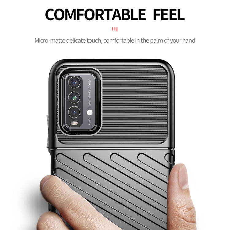 Thunderbolt Shockproof TPU Protective Soft Case, For Xiaomi Redmi 9T