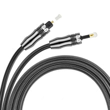 Load image into Gallery viewer, EMK OD1.0mm 3.5mm Digital Sound Toslink to Mini Toslink Digital Optical Audio Cable, 1m, 1.5m, 2m, 3m, 5m