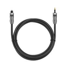 Load image into Gallery viewer, EMK OD1.0mm 3.5mm Digital Sound Toslink to Mini Toslink Digital Optical Audio Cable, 1m, 1.5m, 2m, 3m, 5m