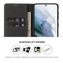 Load image into Gallery viewer, Fierre Shann Crocodile Texture Magnetic Horizontal Flip Genuine Leather Case with Holder &amp; Card Slot, For Samsung Galaxy S21 5G, For Samsung Galaxy S21+ 5G, For Samsung Galaxy S21 Ultra 5G