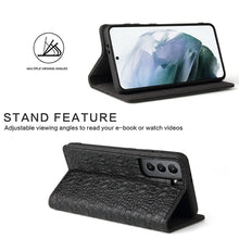 Load image into Gallery viewer, Fierre Shann Crocodile Texture Magnetic Horizontal Flip Genuine Leather Case with Holder &amp; Card Slot, For Samsung Galaxy S21 5G, For Samsung Galaxy S21+ 5G, For Samsung Galaxy S21 Ultra 5G