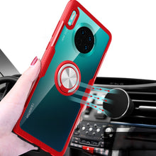 Load image into Gallery viewer, Shockproof TPU + Acrylic Protective Case with Metal Ring Holder, For Huawei Mate 30, For Huawei Mate 30 Pro, For Xiaomi Redmi Note 8