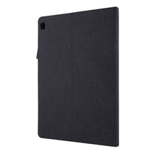 Load image into Gallery viewer, Horizontal Flip TPU + Fabric PU Leather Protective Case with Name Card Clip, For Lenovo Tab M10, For Lenovo Tab P11 Pro, For Lenovo Tab P11, For Galaxy Tab S8+ / Tab S8 Plus /  Tab S7 FE / Tab S7+ / T970                                                 ...