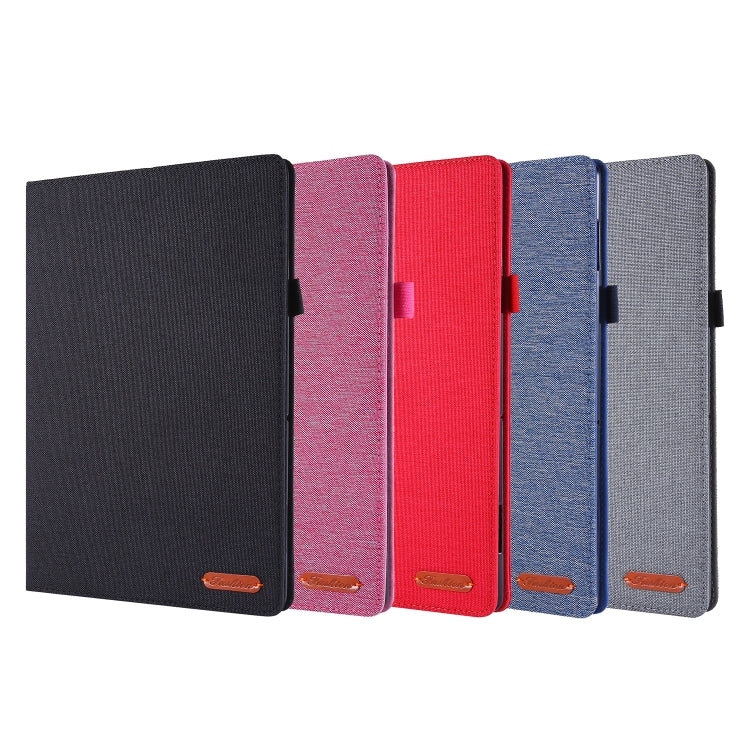 Horizontal Flip TPU + Fabric PU Leather Protective Case with Name Card Clip, For Lenovo Tab M10, For Lenovo Tab P11 Pro, For Lenovo Tab P11, For Galaxy Tab S8+ / Tab S8 Plus /  Tab S7 FE / Tab S7+ / T970                                                 ...