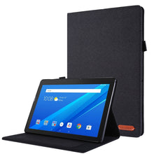 Load image into Gallery viewer, Horizontal Flip TPU + Fabric PU Leather Protective Case with Name Card Clip, For Lenovo Tab M10, For Lenovo Tab P11 Pro, For Lenovo Tab P11, For Galaxy Tab S8+ / Tab S8 Plus /  Tab S7 FE / Tab S7+ / T970                                                 ...