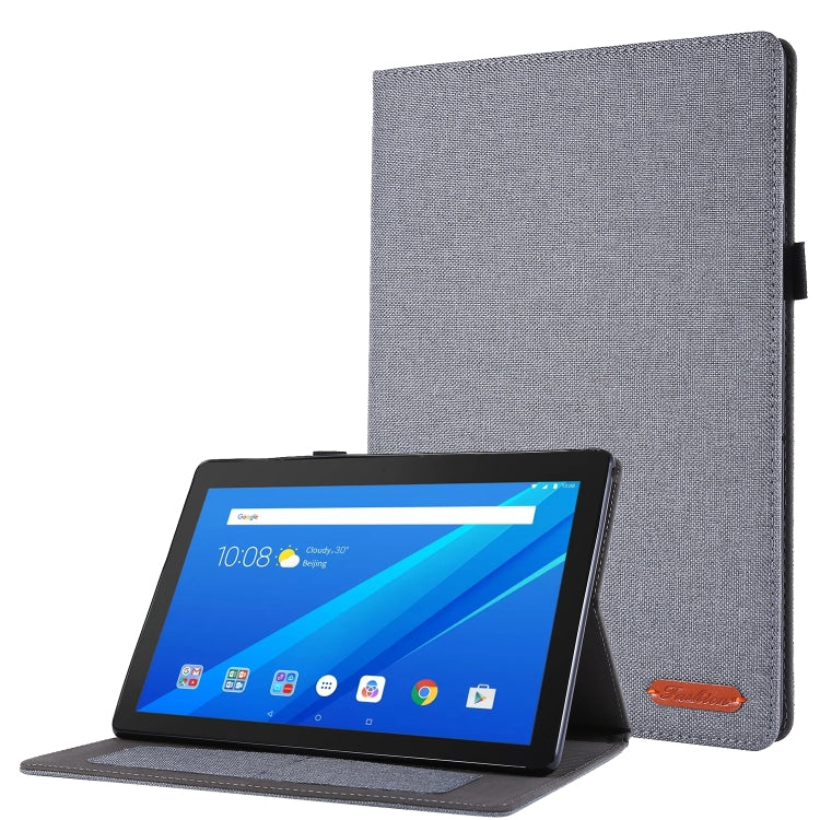 Horizontal Flip TPU + Fabric PU Leather Protective Case with Name Card Clip, For Lenovo Tab M10, For Lenovo Tab P11 Pro, For Lenovo Tab P11, For Galaxy Tab S8+ / Tab S8 Plus /  Tab S7 FE / Tab S7+ / T970                                                 ...