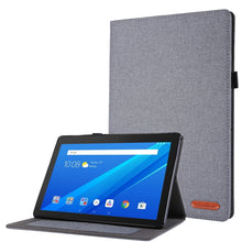Load image into Gallery viewer, Horizontal Flip TPU + Fabric PU Leather Protective Case with Name Card Clip, For Lenovo Tab M10, For Lenovo Tab P11 Pro, For Lenovo Tab P11, For Galaxy Tab S8+ / Tab S8 Plus /  Tab S7 FE / Tab S7+ / T970                                                 ...