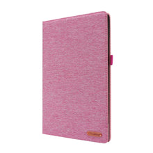 Load image into Gallery viewer, Horizontal Flip TPU + Fabric PU Leather Protective Case with Name Card Clip, For Lenovo Tab M10, For Lenovo Tab P11 Pro, For Lenovo Tab P11, For Galaxy Tab S8+ / Tab S8 Plus /  Tab S7 FE / Tab S7+ / T970                                                 ...