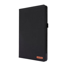 Load image into Gallery viewer, Horizontal Flip TPU + Fabric PU Leather Protective Case with Name Card Clip, For Lenovo Tab M10, For Lenovo Tab P11 Pro, For Lenovo Tab P11, For Galaxy Tab S8+ / Tab S8 Plus /  Tab S7 FE / Tab S7+ / T970                                                 ...
