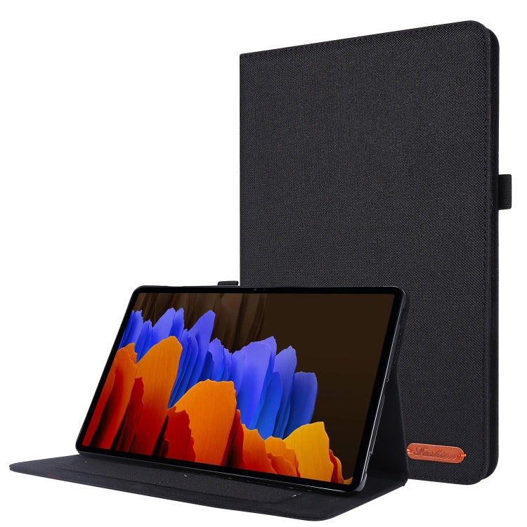 Horizontal Flip TPU + Fabric PU Leather Protective Case with Name Card Clip, For Lenovo Tab M10, For Lenovo Tab P11 Pro, For Lenovo Tab P11, For Galaxy Tab S8+ / Tab S8 Plus /  Tab S7 FE / Tab S7+ / T970                                                 ...