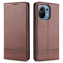 Load image into Gallery viewer, AZNS Magnetic Calf Texture Horizontal Flip Leather Case with Card Slots &amp; Holder &amp; Wallet, For Xiaomi Mi 11