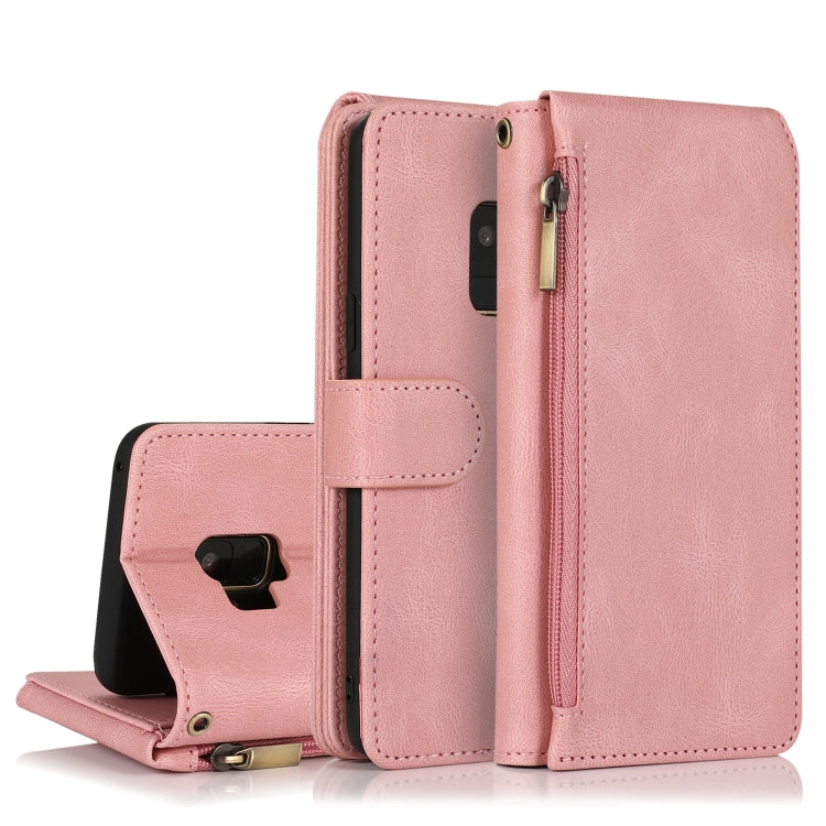 Skin-feel Crazy Horse Texture Zipper Wallet Bag Horizontal Flip Leather Case with Holder & Card Slots & Wallet & Lanyard, For Samsung Galaxy Note9, For Samsung Galaxy Note10, For Samsung Galaxy Note10+, For Samsung Galaxy Note20                        ...