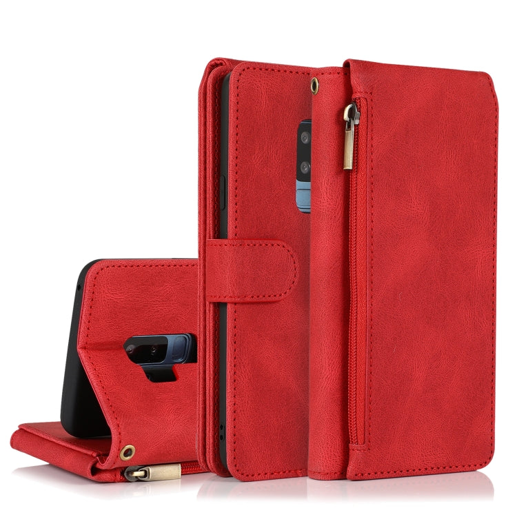 Skin-feel Crazy Horse Texture Zipper Wallet Bag Horizontal Flip Leather Case with Holder & Card Slots & Wallet & Lanyard, For Samsung Galaxy Note9, For Samsung Galaxy Note10, For Samsung Galaxy Note10+, For Samsung Galaxy Note20                        ...