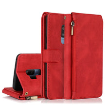 Load image into Gallery viewer, Skin-feel Crazy Horse Texture Zipper Wallet Bag Horizontal Flip Leather Case with Holder &amp; Card Slots &amp; Wallet &amp; Lanyard, For Samsung Galaxy Note9, For Samsung Galaxy Note10, For Samsung Galaxy Note10+, For Samsung Galaxy Note20                        ...