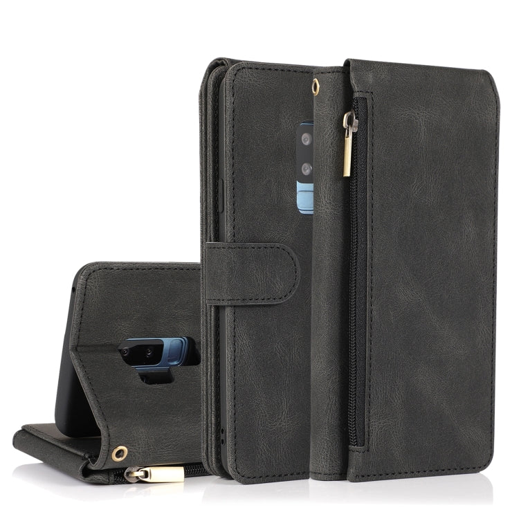 Skin-feel Crazy Horse Texture Zipper Wallet Bag Horizontal Flip Leather Case with Holder & Card Slots & Wallet & Lanyard, For Samsung Galaxy Note9, For Samsung Galaxy Note10, For Samsung Galaxy Note10+, For Samsung Galaxy Note20                        ...