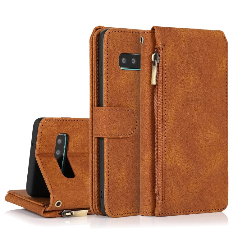 Skin-feel Crazy Horse Texture Zipper Wallet Bag Horizontal Flip Leather Case with Holder & Card Slots & Wallet & Lanyard, For Samsung Galaxy Note9, For Samsung Galaxy Note10, For Samsung Galaxy Note10+, For Samsung Galaxy Note20                        ...