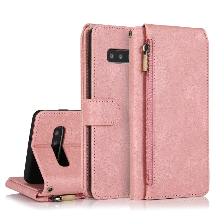 Skin-feel Crazy Horse Texture Zipper Wallet Bag Horizontal Flip Leather Case with Holder & Card Slots & Wallet & Lanyard, For Samsung Galaxy Note9, For Samsung Galaxy Note10, For Samsung Galaxy Note10+, For Samsung Galaxy Note20                        ...