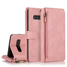 Load image into Gallery viewer, Skin-feel Crazy Horse Texture Zipper Wallet Bag Horizontal Flip Leather Case with Holder &amp; Card Slots &amp; Wallet &amp; Lanyard, For Samsung Galaxy Note9, For Samsung Galaxy Note10, For Samsung Galaxy Note10+, For Samsung Galaxy Note20                        ...