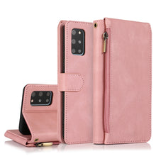 Load image into Gallery viewer, Skin-feel Crazy Horse Texture Zipper Wallet Bag Horizontal Flip Leather Case with Holder &amp; Card Slots &amp; Wallet &amp; Lanyard, For Samsung Galaxy S20, For Samsung Galaxy S20+, For Samsung Galaxy S20 Ultra, For Samsung Galaxy S20 FE 5G                       ...