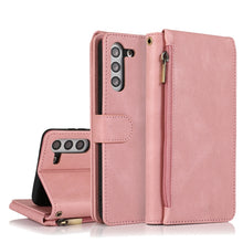 Load image into Gallery viewer, Skin-feel Crazy Horse Texture Zipper Wallet Bag Horizontal Flip Leather Case with Holder &amp; Card Slots &amp; Wallet &amp; Lanyard, For Samsung Galaxy S20, For Samsung Galaxy S20+, For Samsung Galaxy S20 Ultra, For Samsung Galaxy S20 FE 5G                       ...