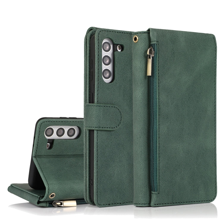 Skin-feel Crazy Horse Texture Zipper Wallet Bag Horizontal Flip Leather Case with Holder & Card Slots & Wallet & Lanyard, For Samsung Galaxy S20, For Samsung Galaxy S20+, For Samsung Galaxy S20 Ultra, For Samsung Galaxy S20 FE 5G                       ...