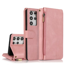 Load image into Gallery viewer, Skin-feel Crazy Horse Texture Zipper Wallet Bag Horizontal Flip Leather Case with Holder &amp; Card Slots &amp; Wallet &amp; Lanyard, For Samsung Galaxy S20, For Samsung Galaxy S20+, For Samsung Galaxy S20 Ultra, For Samsung Galaxy S20 FE 5G                       ...