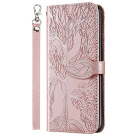 Life of Tree Embossing Pattern Horizontal Flip Leather Case with Holder & Card Slot & Wallet & Photo Frame & Lanyard, For Samsung Galaxy A11 (US Version), For Samsung Galaxy A11 (EU Version), For Samsung Galaxy A12, For Samsung Galaxy A21              ...