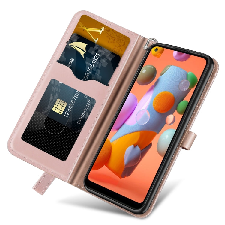 Life of Tree Embossing Pattern Horizontal Flip Leather Case with Holder & Card Slot & Wallet & Photo Frame & Lanyard, For Samsung Galaxy A11 (US Version), For Samsung Galaxy A11 (EU Version), For Samsung Galaxy A12, For Samsung Galaxy A21              ...