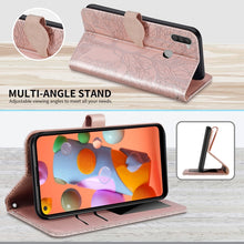 Load image into Gallery viewer, Life of Tree Embossing Pattern Horizontal Flip Leather Case with Holder &amp; Card Slot &amp; Wallet &amp; Photo Frame &amp; Lanyard, For Samsung Galaxy A11 (US Version), For Samsung Galaxy A11 (EU Version), For Samsung Galaxy A12, For Samsung Galaxy A21              ...
