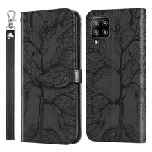 Load image into Gallery viewer, Life of Tree Embossing Pattern Horizontal Flip Leather Case with Holder &amp; Card Slot &amp; Wallet &amp; Photo Frame &amp; Lanyard, For Samsung Galaxy A11 (US Version), For Samsung Galaxy A11 (EU Version), For Samsung Galaxy A12, For Samsung Galaxy A21              ...