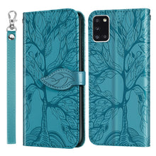 Load image into Gallery viewer, Life of Tree Embossing Pattern Horizontal Flip Leather Case with Holder &amp; Card Slot &amp; Wallet &amp; Photo Frame &amp; Lanyard, For Samsung Galaxy A11 (US Version), For Samsung Galaxy A11 (EU Version), For Samsung Galaxy A12, For Samsung Galaxy A21              ...