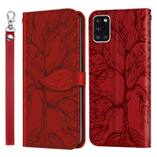 Load image into Gallery viewer, Life of Tree Embossing Pattern Horizontal Flip Leather Case with Holder &amp; Card Slot &amp; Wallet &amp; Photo Frame &amp; Lanyard, For Samsung Galaxy A11 (US Version), For Samsung Galaxy A11 (EU Version), For Samsung Galaxy A12, For Samsung Galaxy A21              ...