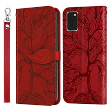Load image into Gallery viewer, Life of Tree Embossing Pattern Horizontal Flip Leather Case with Holder &amp; Card Slot &amp; Wallet &amp; Photo Frame &amp; Lanyard, For Samsung Galaxy A11 (US Version), For Samsung Galaxy A11 (EU Version), For Samsung Galaxy A12, For Samsung Galaxy A21              ...