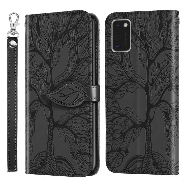 Life of Tree Embossing Pattern Horizontal Flip Leather Case with Holder & Card Slot & Wallet & Photo Frame & Lanyard, For Samsung Galaxy A11 (US Version), For Samsung Galaxy A11 (EU Version), For Samsung Galaxy A12, For Samsung Galaxy A21              ...