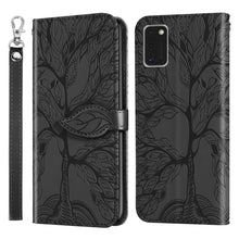 Load image into Gallery viewer, Life of Tree Embossing Pattern Horizontal Flip Leather Case with Holder &amp; Card Slot &amp; Wallet &amp; Photo Frame &amp; Lanyard, For Samsung Galaxy A11 (US Version), For Samsung Galaxy A11 (EU Version), For Samsung Galaxy A12, For Samsung Galaxy A21              ...
