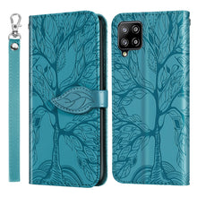 Load image into Gallery viewer, Life of Tree Embossing Pattern Horizontal Flip Leather Case with Holder &amp; Card Slot &amp; Wallet &amp; Photo Frame &amp; Lanyard, For Samsung Galaxy A11 (US Version), For Samsung Galaxy A11 (EU Version), For Samsung Galaxy A12, For Samsung Galaxy A21              ...