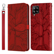 Load image into Gallery viewer, Life of Tree Embossing Pattern Horizontal Flip Leather Case with Holder &amp; Card Slot &amp; Wallet &amp; Photo Frame &amp; Lanyard, For Samsung Galaxy A11 (US Version), For Samsung Galaxy A11 (EU Version), For Samsung Galaxy A12, For Samsung Galaxy A21              ...
