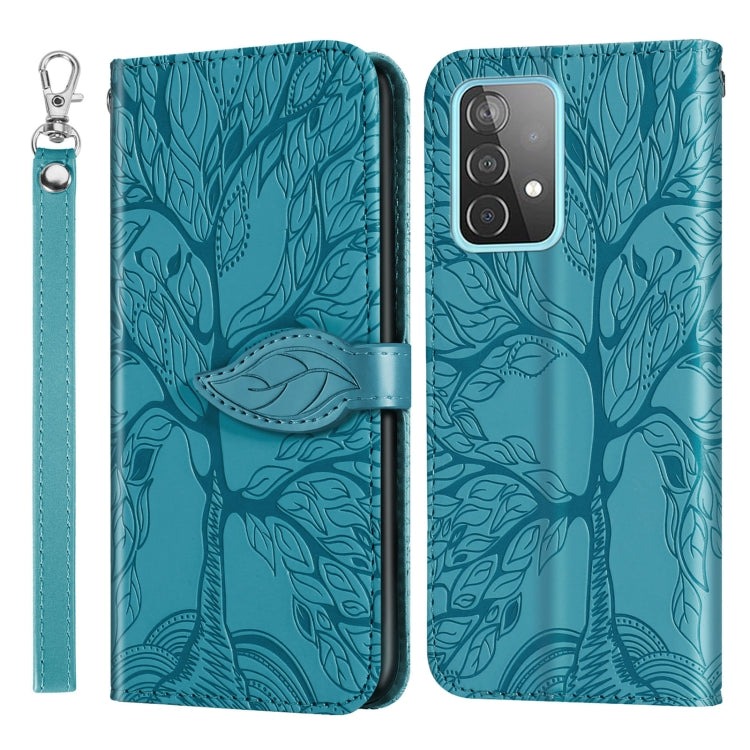 Life of Tree Embossing Pattern Horizontal Flip Leather Case with Holder & Card Slot & Wallet & Photo Frame & Lanyard, For Samsung Galaxy A11 (US Version), For Samsung Galaxy A11 (EU Version), For Samsung Galaxy A12, For Samsung Galaxy A21              ...