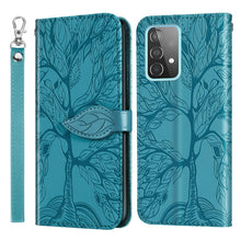 Load image into Gallery viewer, Life of Tree Embossing Pattern Horizontal Flip Leather Case with Holder &amp; Card Slot &amp; Wallet &amp; Photo Frame &amp; Lanyard, For Samsung Galaxy A11 (US Version), For Samsung Galaxy A11 (EU Version), For Samsung Galaxy A12, For Samsung Galaxy A21              ...