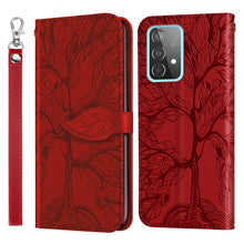 Load image into Gallery viewer, Life of Tree Embossing Pattern Horizontal Flip Leather Case with Holder &amp; Card Slot &amp; Wallet &amp; Photo Frame &amp; Lanyard, For Samsung Galaxy A11 (US Version), For Samsung Galaxy A11 (EU Version), For Samsung Galaxy A12, For Samsung Galaxy A21              ...