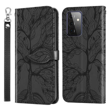 Load image into Gallery viewer, Life of Tree Embossing Pattern Horizontal Flip Leather Case with Holder &amp; Card Slot &amp; Wallet &amp; Photo Frame &amp; Lanyard, For Samsung Galaxy A11 (US Version), For Samsung Galaxy A11 (EU Version), For Samsung Galaxy A12, For Samsung Galaxy A21              ...