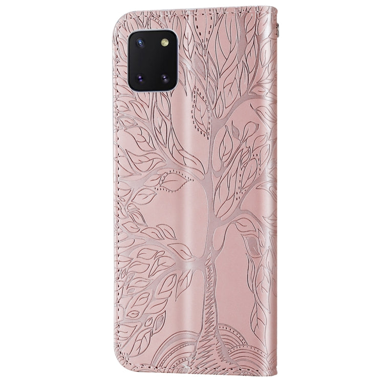 Life of Tree Embossing Pattern Horizontal Flip Leather Case with Holder & Card Slot & Wallet & Photo Frame & Lanyard, For Samsung Galaxy A81, For Samsung Galaxy A91, For Samsung Galaxy S21 5G, For Samsung Galaxy S21+ 5G, For Samsung Galaxy S21 Ultra 5G