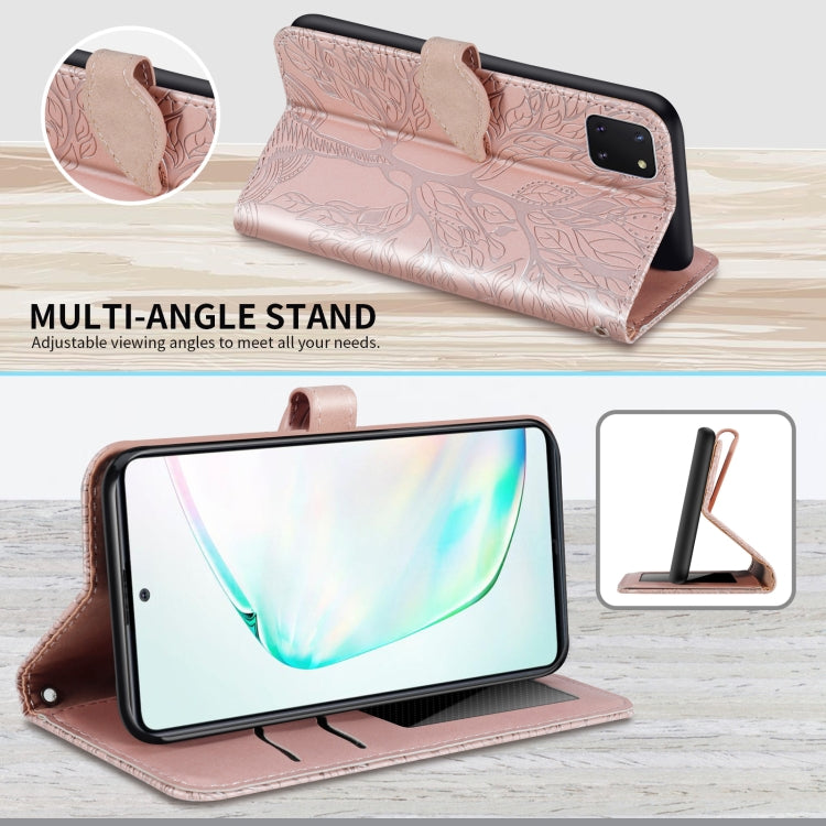 Life of Tree Embossing Pattern Horizontal Flip Leather Case with Holder & Card Slot & Wallet & Photo Frame & Lanyard, For Samsung Galaxy A81, For Samsung Galaxy A91, For Samsung Galaxy S21 5G, For Samsung Galaxy S21+ 5G, For Samsung Galaxy S21 Ultra 5G