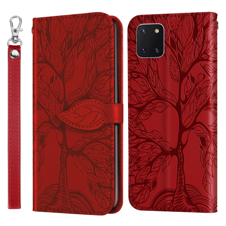 Life of Tree Embossing Pattern Horizontal Flip Leather Case with Holder & Card Slot & Wallet & Photo Frame & Lanyard, For Samsung Galaxy A81, For Samsung Galaxy A91, For Samsung Galaxy S21 5G, For Samsung Galaxy S21+ 5G, For Samsung Galaxy S21 Ultra 5G